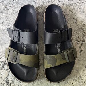 Birkenstock Arizona Split - camo and black